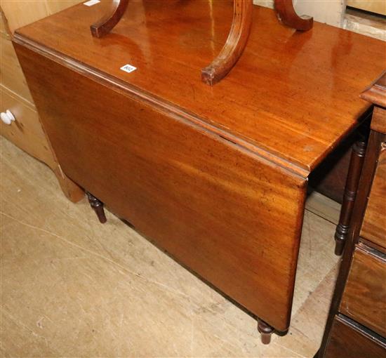 Regency mahogany work / writing table